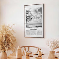 Grand Cayman Print Black and White, Grand Cayman Wall Art, Grand Cayman Poster, Grand Cayman Photo, Grand Cayman Wall Décor, Caribbean