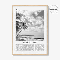 Grand Cayman Print Black and White, Grand Cayman Wall Art, Grand Cayman Poster, Grand Cayman Photo, Grand Cayman Wall Décor, Caribbean