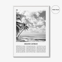 Grand Cayman Print Black and White, Grand Cayman Wall Art, Grand Cayman Poster, Grand Cayman Photo, Grand Cayman Wall Décor, Caribbean