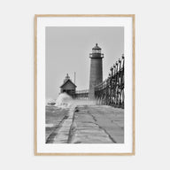 Grand Haven Photo B&W Poster