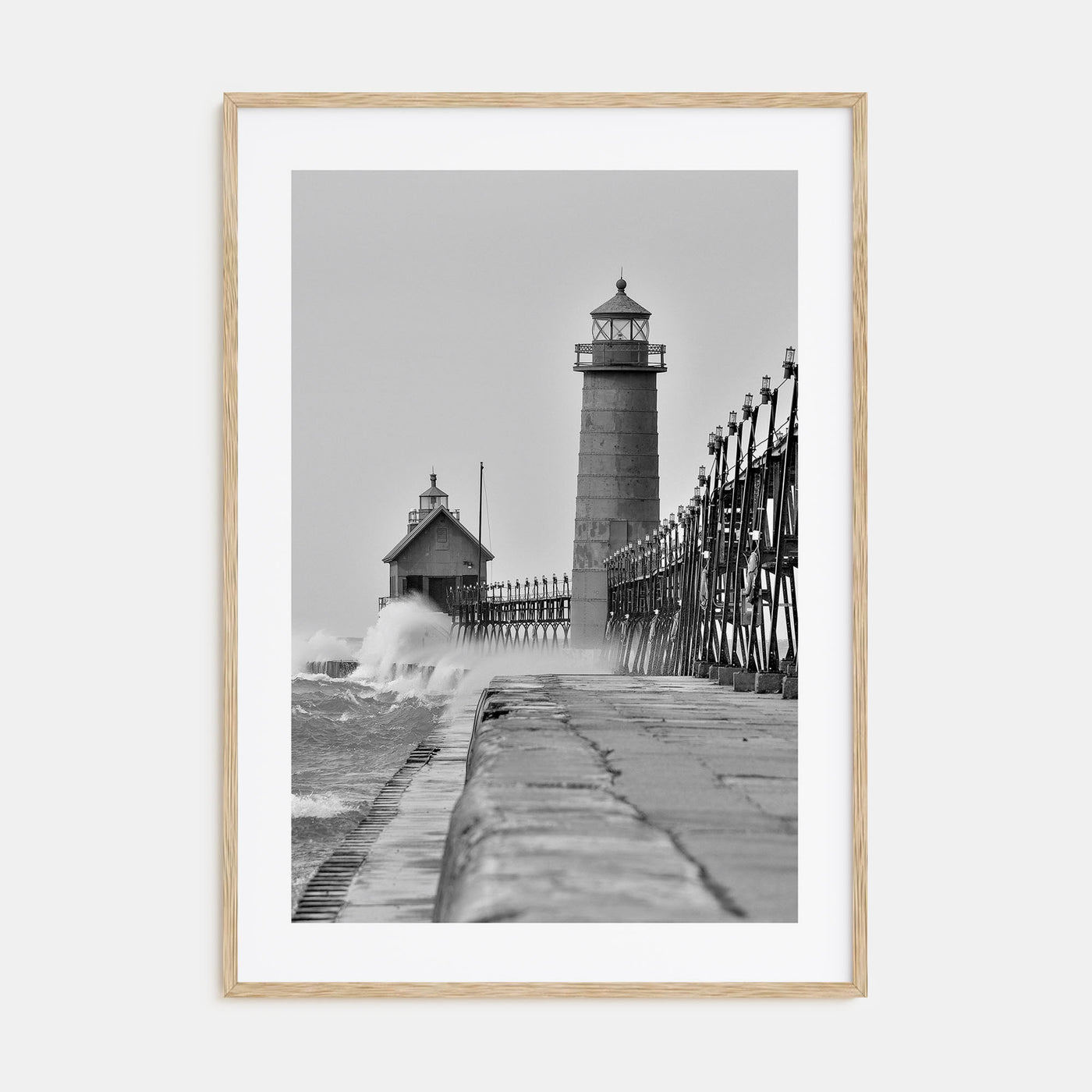Grand Haven Photo B&W Poster