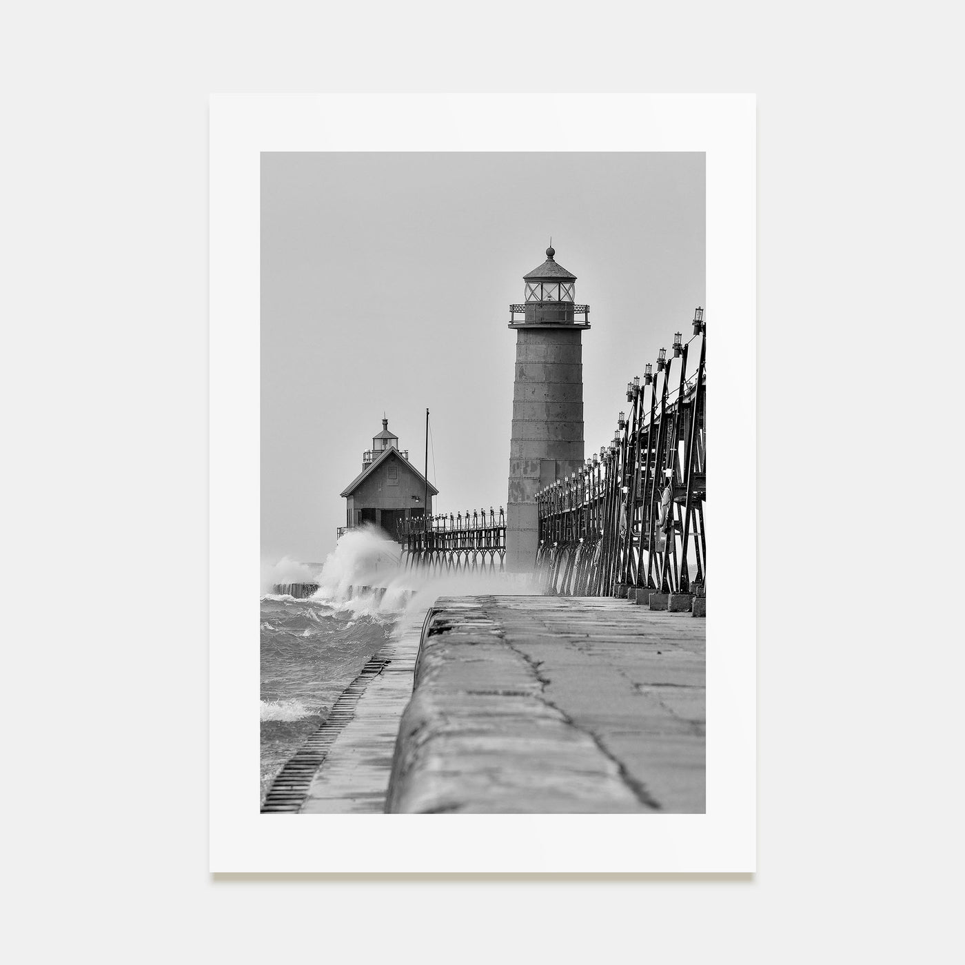 Grand Haven Photo B&W Poster