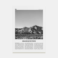 Grand Junction Travel B&W Poster