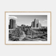 Grand Rapids Landscape B&W Poster