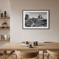 Grand Rapids Landscape B&W Poster
