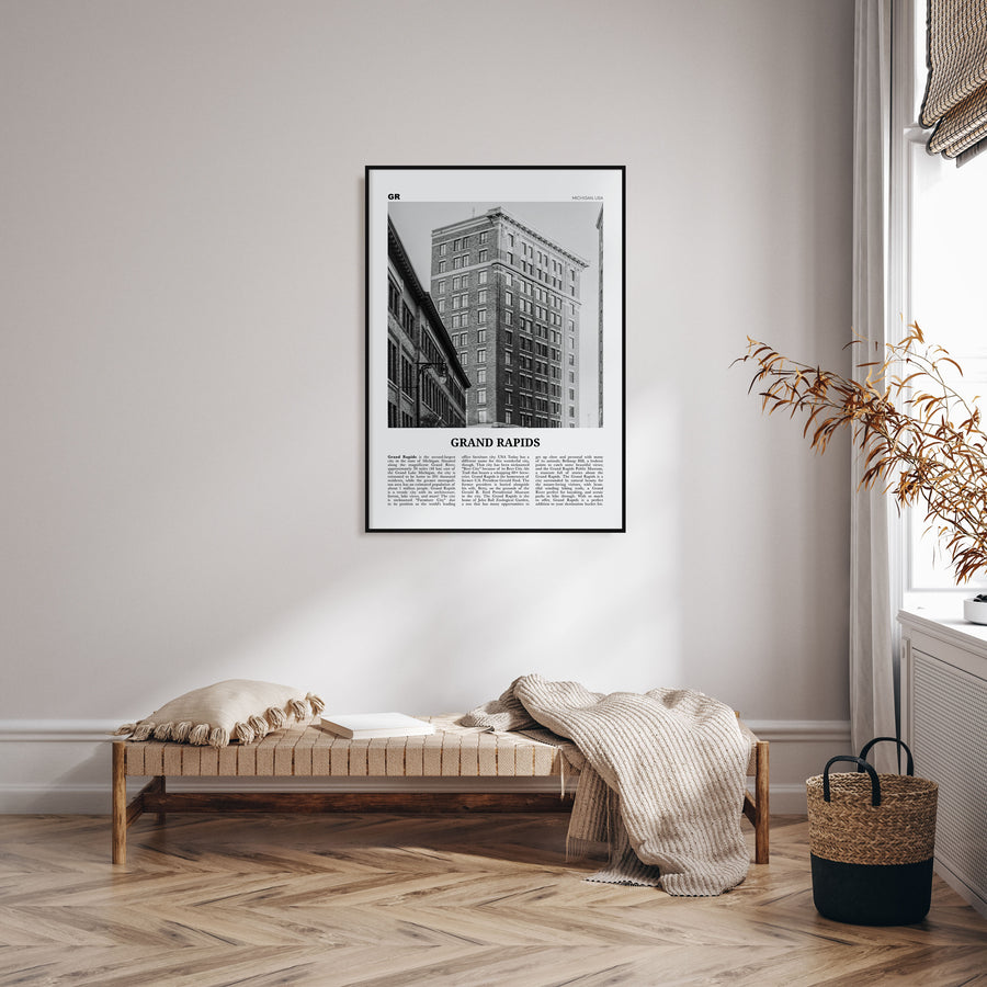 Grand Rapids Travel B&W No 2 Poster