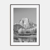 Grand Teton National Park Photo B&W No 2 Poster