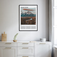 Grand Teton National Park Travel Color Poster