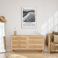 Great Barrier Reef Travel B&W Poster