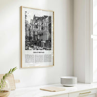 Great Britain Print Black and White, Great Britain Wall Art, Great Britain Poster, Great Britain Photo, Great Britain Wall Décor