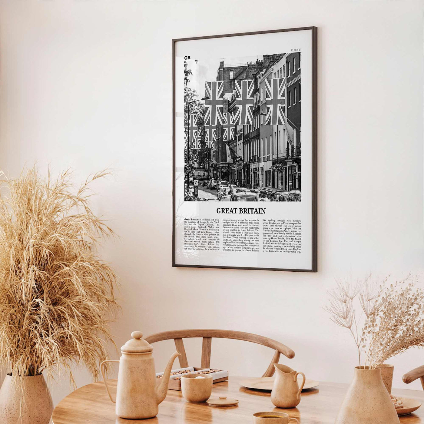 Great Britain Print Black and White, Great Britain Wall Art, Great Britain Poster, Great Britain Photo, Great Britain Wall Décor