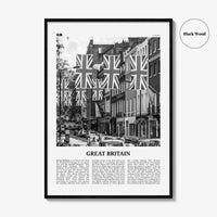 Great Britain Print Black and White, Great Britain Wall Art, Great Britain Poster, Great Britain Photo, Great Britain Wall Décor