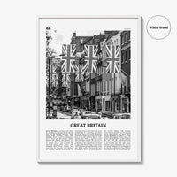 Great Britain Print Black and White, Great Britain Wall Art, Great Britain Poster, Great Britain Photo, Great Britain Wall Décor