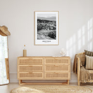 Great Falls, Virginia Portrait B&W Poster