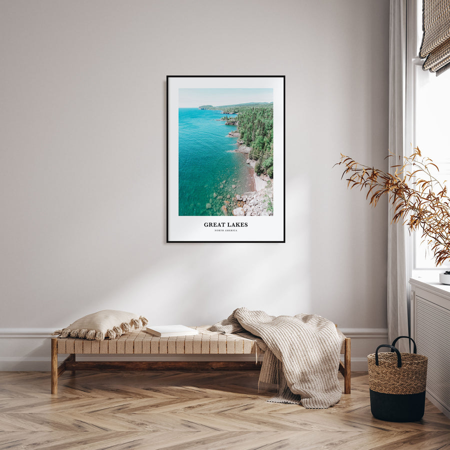 Great Lakes Portrait Color Poster