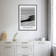 Great Sand Dunes National Park Portrait B&W Poster