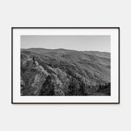 Great Smoky Mountains National Park Landscape B&W No 2 Poster