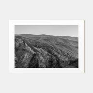 Great Smoky Mountains National Park Landscape B&W No 2 Poster