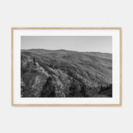 Great Smoky Mountains National Park Landscape B&W No 2 Poster