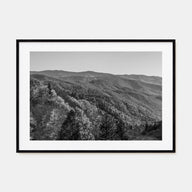 Great Smoky Mountains National Park Landscape B&W No 2 Poster