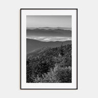 Great Smoky Mountains National Park Photo B&W Poster