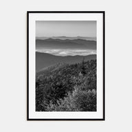 Great Smoky Mountains National Park Photo B&W Poster