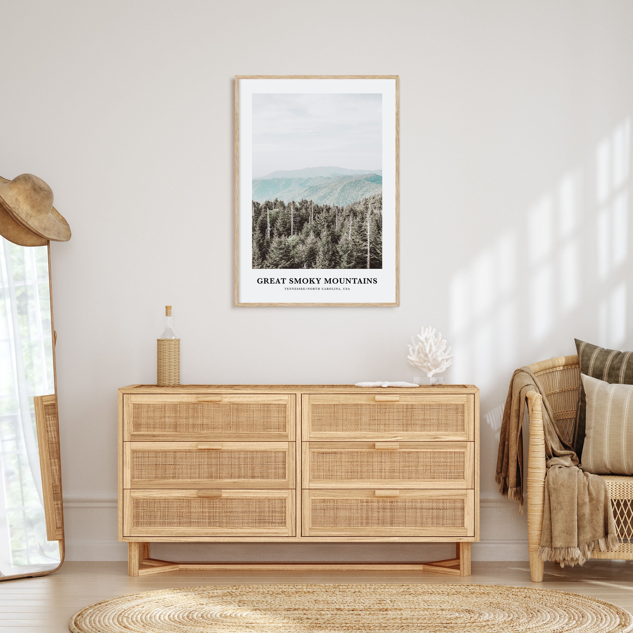 Great Smoky Mountains National Park Portrait Color Poster
