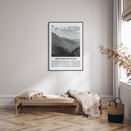 Great Smoky Mountains National Park Travel B&W Poster