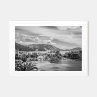 Greece Landscape B&W Poster