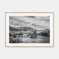 Greece Landscape B&W Poster