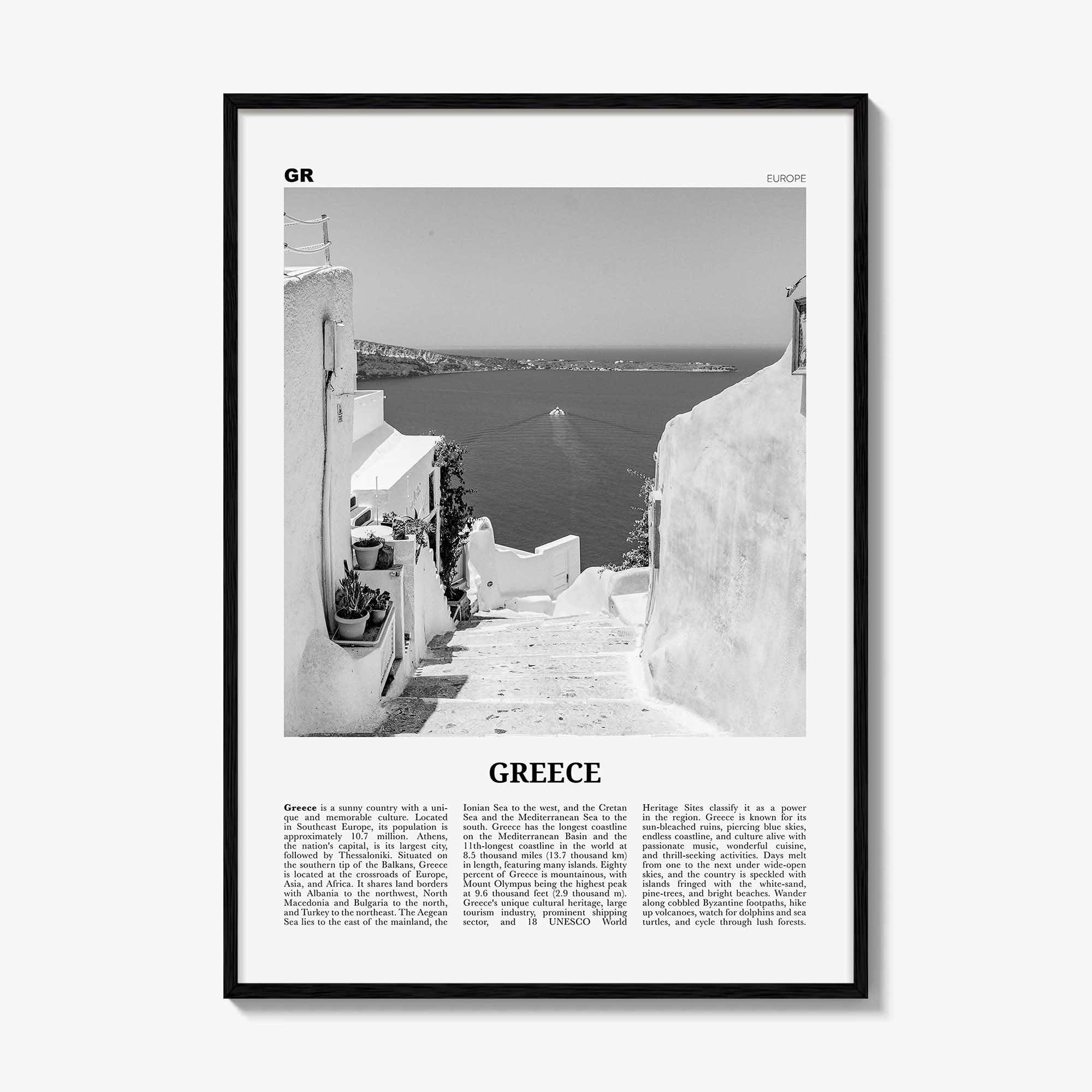 Greece Print Black and White No 2, Greece Wall Art, Greece Poster, Greece Photo, Greece Wall Decor, Ελλάδα, Greek, Hellas, Athens, Europe