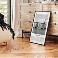 Green Bay Print Black and White, Green Bay Wall Art, Green Bay Poster, Green Bay Photo, Green Bay Wall Décor, Wisconsin, USA, United States