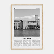 Green Bay Travel B&W Poster
