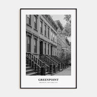 Greenpoint Portrait B&W Poster