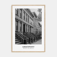 Greenpoint Portrait B&W Poster