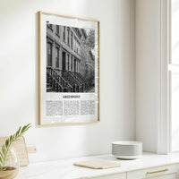 Greenpoint Print Black and White, Greenpoint Wall Art, Greenpoint Poster, Greenpoint Photo, Greenpoint Wall Décor, Brooklyn, New York, USA
