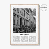 Greenpoint Print Black and White, Greenpoint Wall Art, Greenpoint Poster, Greenpoint Photo, Greenpoint Wall Décor, Brooklyn, New York, USA