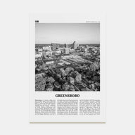 Greensboro Travel B&W No 1 Poster