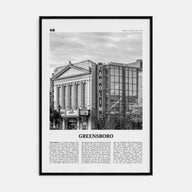 Greensboro Travel B&W No 2 Poster