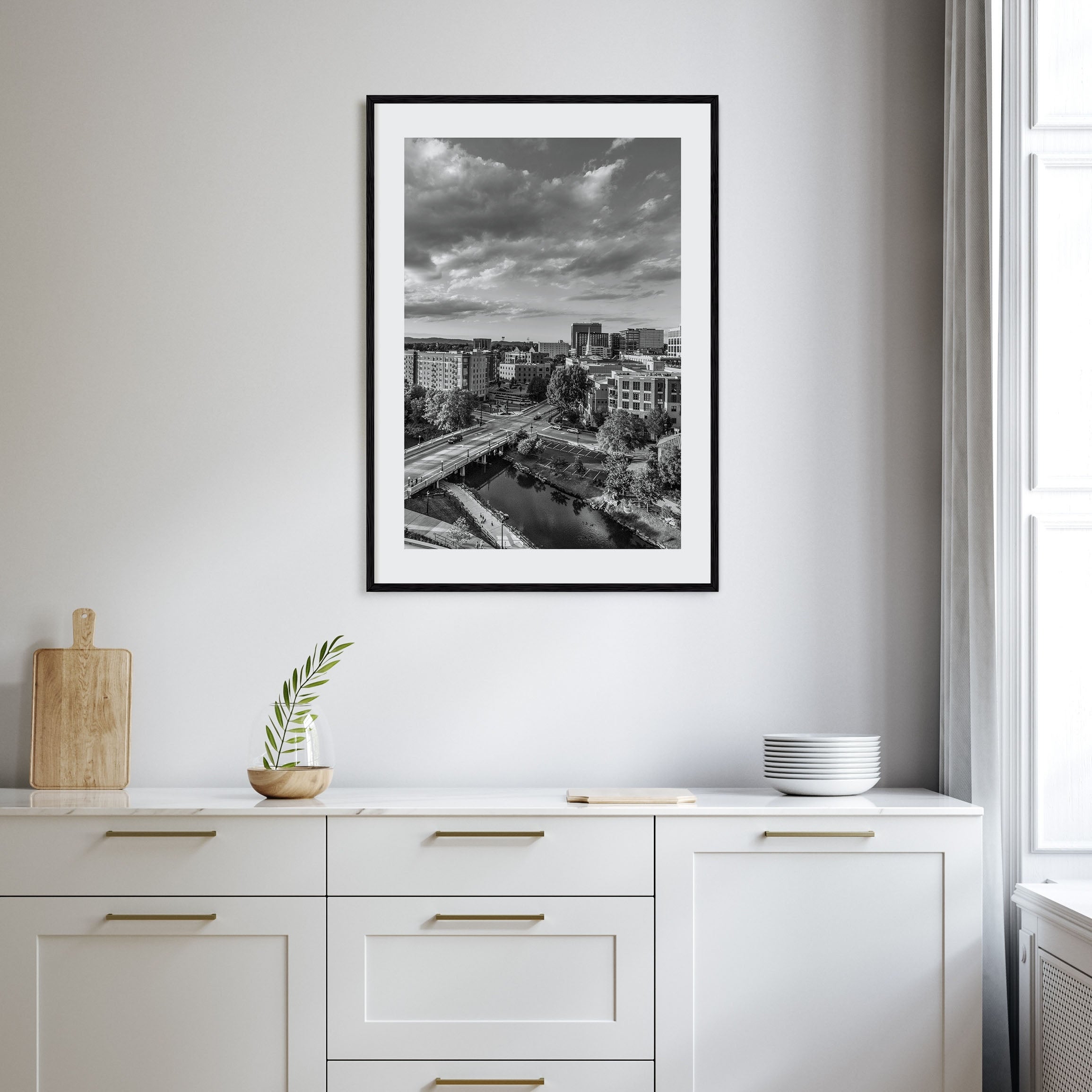 Greenville Photo B&W Poster
