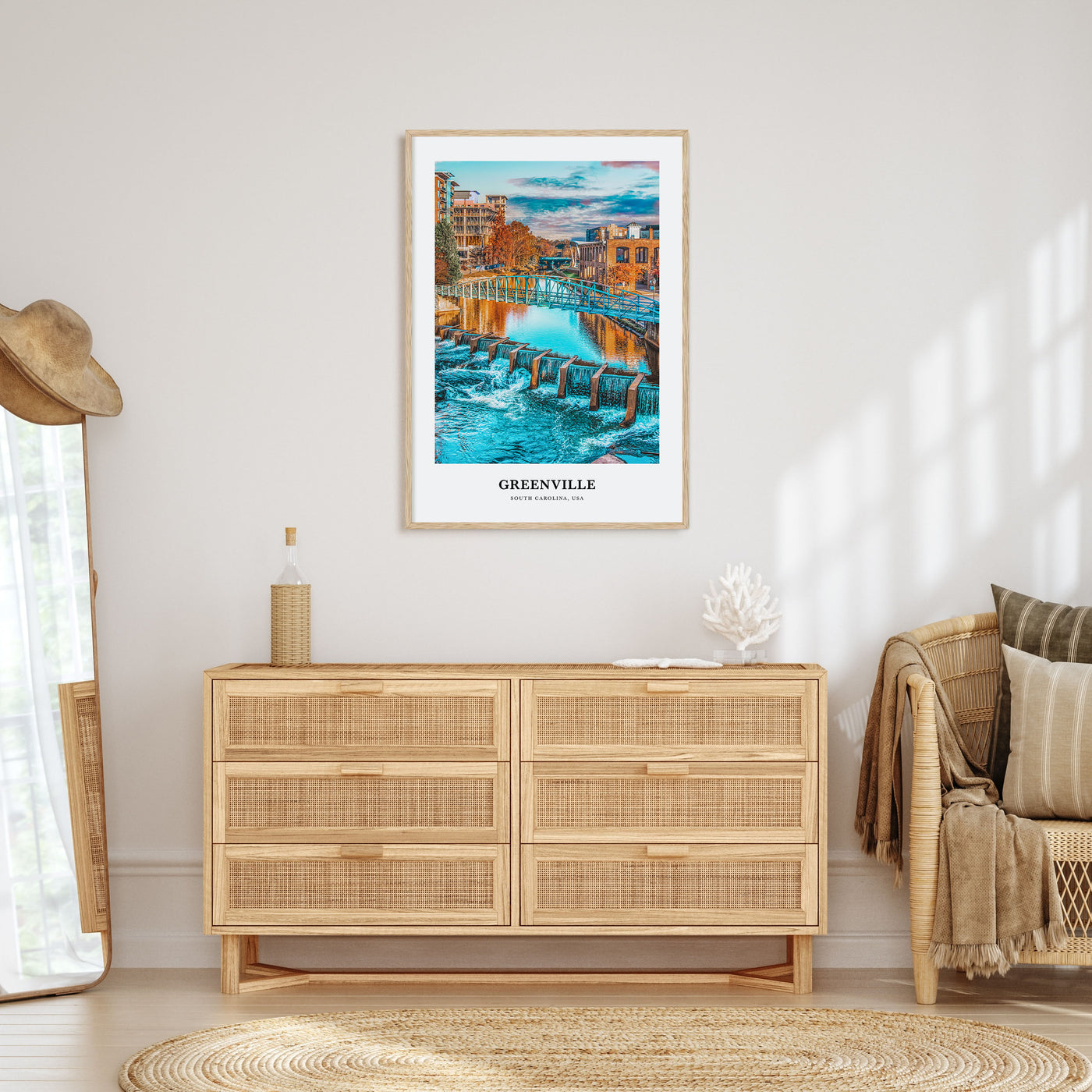 Greenville Portrait Color No 2 Poster