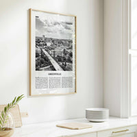 Greenville Print Black and White No 1, Greenville Wall Art, Greenville Poster, Greenville Photo, South Carolina USA, United States, America