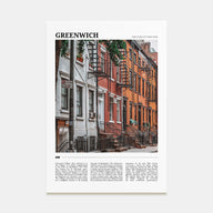 Greenwich, New York Travel Color Poster