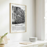 Greenwich Village Print Black and White, Greenwich Village Wall Art, Greenwich Village Poster, Greenwich Village Photo, Manhattan, New York