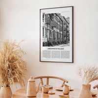 Greenwich Village Print Black and White, Greenwich Village Wall Art, Greenwich Village Poster, Greenwich Village Photo, Manhattan, New York