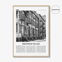 Greenwich Village Print Black and White, Greenwich Village Wall Art, Greenwich Village Poster, Greenwich Village Photo, Manhattan, New York
