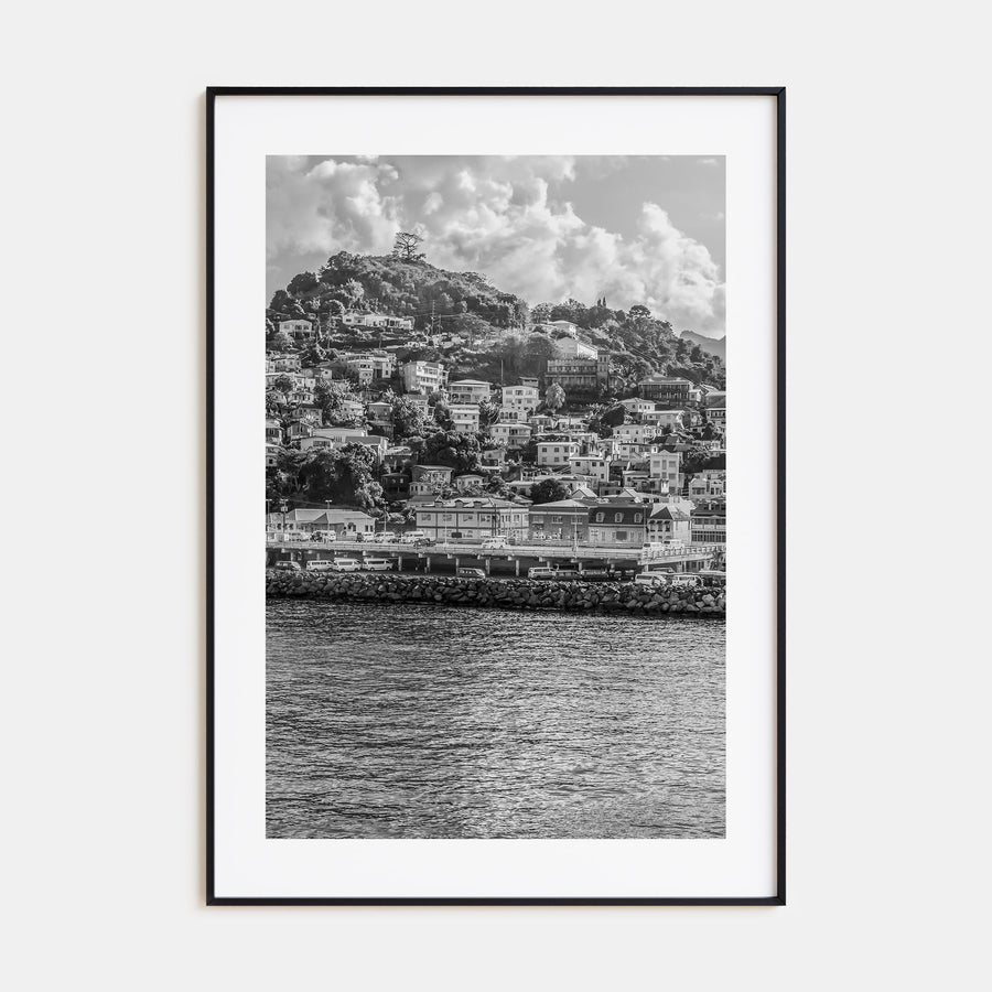 Grenada Photo B&W Poster