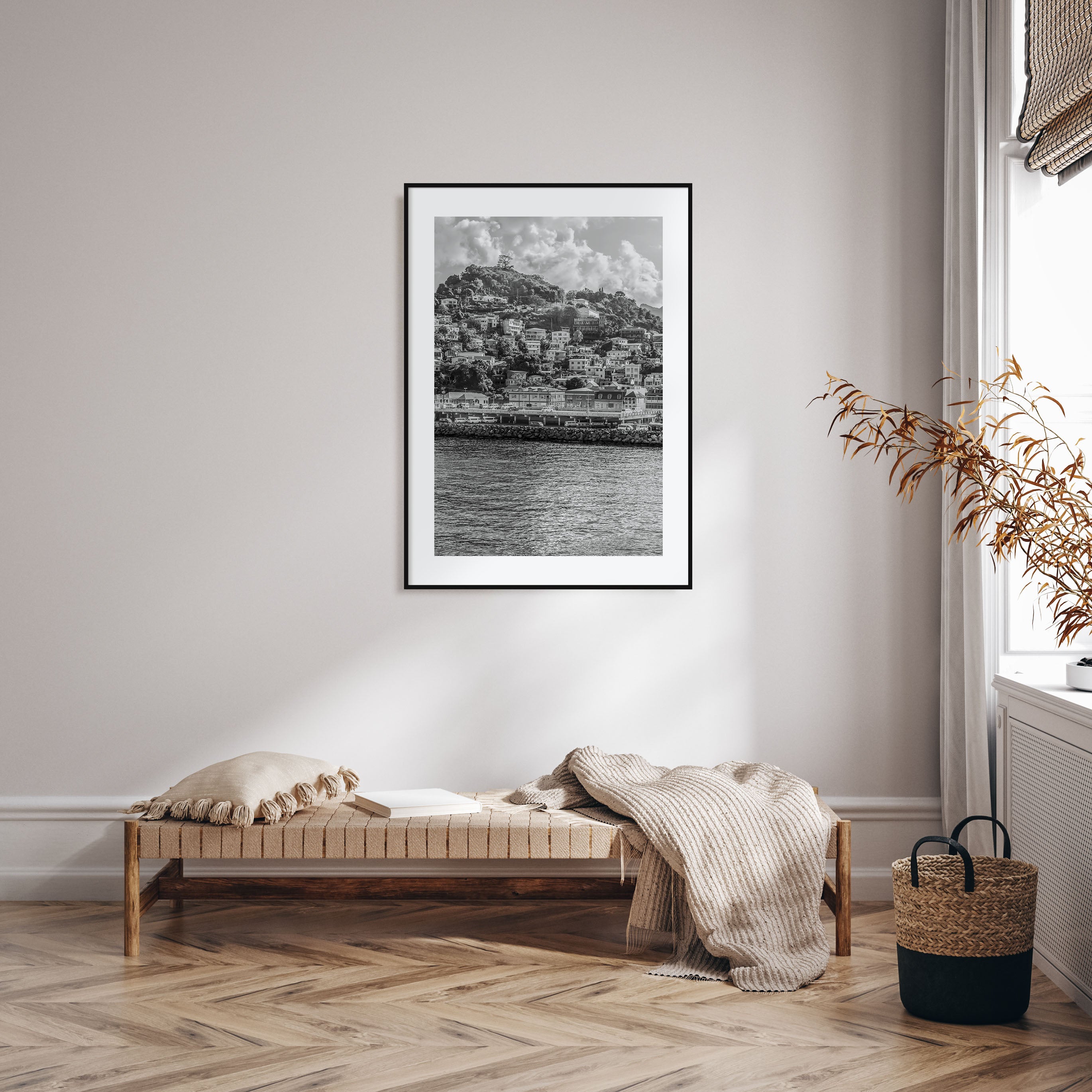 Grenada Photo B&W Poster