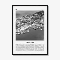 Grenada Print Black and White, Grenada Wall Art, Grenada Poster, Grenada Photo, Grenada Decor, Gwenad, West Indies, Saint Vincent, Caribbean