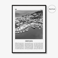 Grenada Print Black and White, Grenada Wall Art, Grenada Poster, Grenada Photo, Grenada Decor, Gwenad, West Indies, Saint Vincent, Caribbean